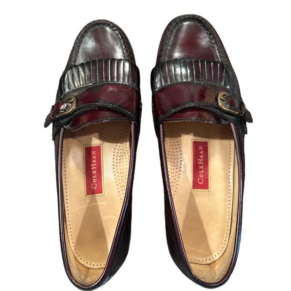 Cole‎ Haan City Kiltie Fringe Pinch Buckle Loafer Mens 9D